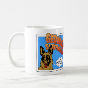 Schäferhund - Superheld Kaffeetasse
