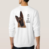 Schäferhund-Sweatshirt Sweatshirt (Rückseite)