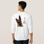 Schäferhund-Sweatshirt Sweatshirt (Schwarz voll)