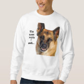 Schäferhund-Sweatshirt Sweatshirt (Vorderseite)