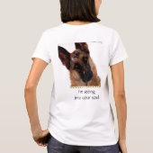Schäferhund T-Shirt (Rückseite)