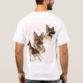 Schäferhund T-Shirt (Rückseite)
