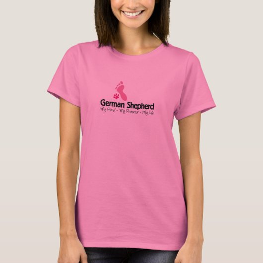 Schäferhund-T - Shirt (Vorderseite)
