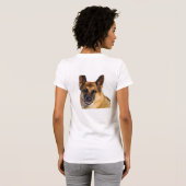 Schäferhund-T - Shirt (Schwarz voll)