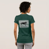 Schäferhund-T - Shirt (Schwarz voll)