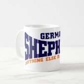 Schäferhund-Tasse Kaffeetasse (Vorderseite Links)