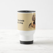Schäferhund-Tasse Reisebecher (Mittel)