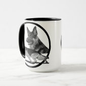 SCHÄFERHUND-TASSE TASSE (Vorderseite Links)