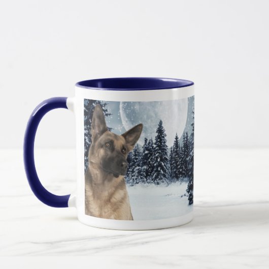 Schäferhund-Tasse Tasse (Links)