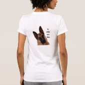 Schäferhund-Trägershirt T-Shirt (Rückseite)