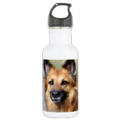 Schäferhund Trinkflasche (Vorderseite)