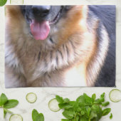 Schäferhund-Tuch Geschirrtuch (Gefaltet)