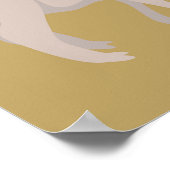 Schäferhund und sein Flock Poster (Ecke)