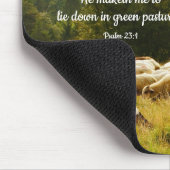 Schäferhund und seine Schafhütte Mousepad (Ecke)