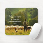 Schäferhund und seine Schafhütte Mousepad (Mit Mouse)