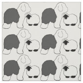 Schäferhund und sheepsheep stoff (Muster)