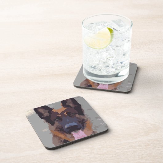 Schäferhund Untersetzer (Rechte Seite)