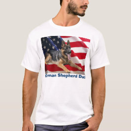 Schäferhund-Vater-T - Shirt