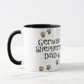 Schäferhund-Vater Tasse (Links)
