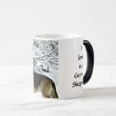 Schäferhund-verwandelnde Kaffee-Tasse Verwandlungstasse (VorderseiteRechts)