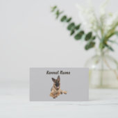 Schäferhund-Visitenkarte Visitenkarte (Stehend Vorderseite)