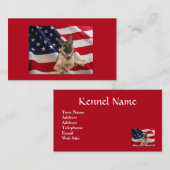 Schäferhund-Visitenkarte Visitenkarte (Vorne/Hinten)