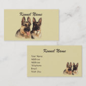 Schäferhund-Visitenkarte Visitenkarte (Vorne/Hinten)