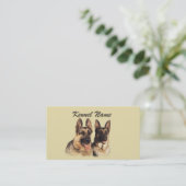 Schäferhund-Visitenkarte Visitenkarte (Stehend Vorderseite)