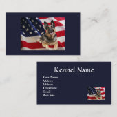 Schäferhund-Visitenkarte Visitenkarte (Vorne/Hinten)