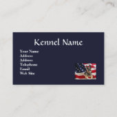 Schäferhund-Visitenkarte Visitenkarte (Rückseite)