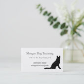 "Schäferhund-" Visitenkarten Visitenkarte (Stehend Vorderseite)