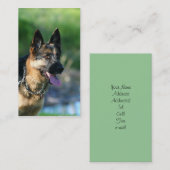 Schäferhund-Visitenkarten Visitenkarte (Vorne/Hinten)