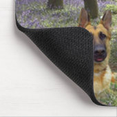 Schäferhund-Wald Mousepad (Ecke)