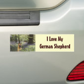 Schäferhund-WaldAutoaufkleber Autoaufkleber (Auf Auto)