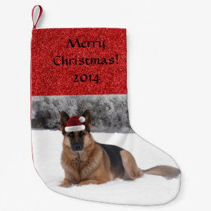 Schäferhund-WeihnachtsStrumpf Kleiner Weihnachtsstrumpf