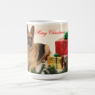 Schäferhund-WeihnachtsTasse Kaffeetasse