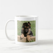 Schäferhund-Welpe Kaffeetasse (Links)