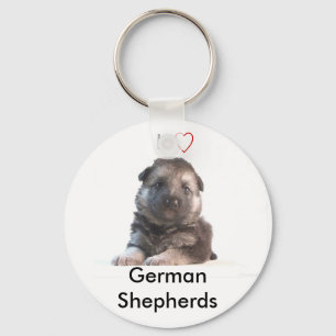 Schäferhund-Welpe Schlüsselanhänger