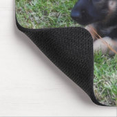 Schäferhund-Welpen-Mausunterlage Mousepad (Ecke)