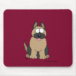 Schäferhund-Welpen-Mausunterlage Mousepad