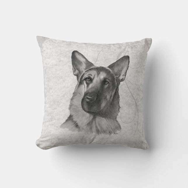 Schäferhund zwei kissen (Vorderseite)