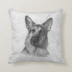 Schäferhund zwei kissen