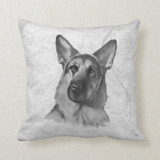 Schäferhund zwei kissen