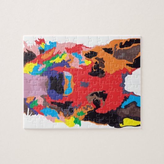 Schäferhundfarbe Puzzle (Horizontal)