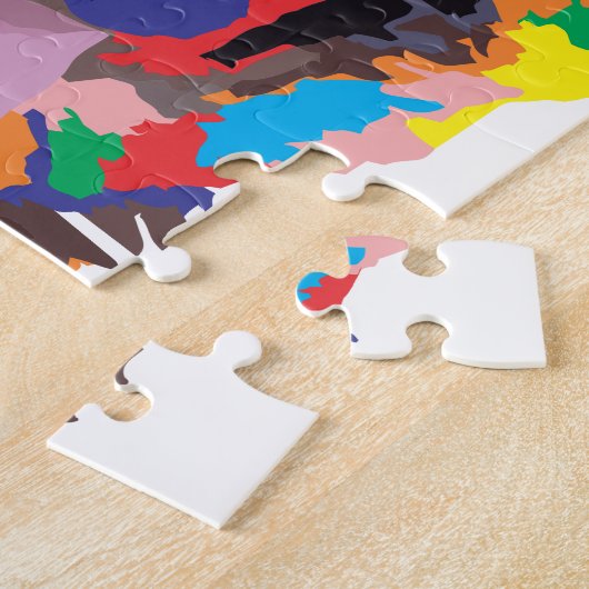 Schäferhundfarbe Puzzle (Seite)