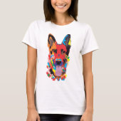 Schäferhundfarbe T-Shirt (Vorderseite)