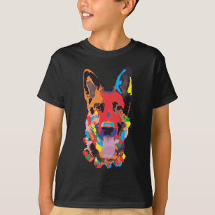 Schäferhundfarbe T-Shirt