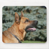SchäferhundHeadshot 1 Mousepad (Vorne)