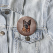 Schäferhundhund Button (Beispiel)