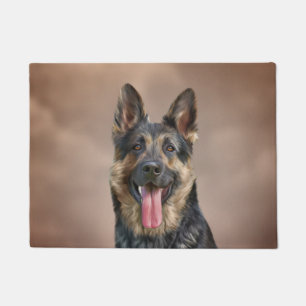 Schäferhundhund Fußmatte